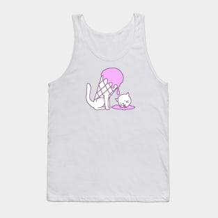 Cat icecream (strawberry) Tank Top